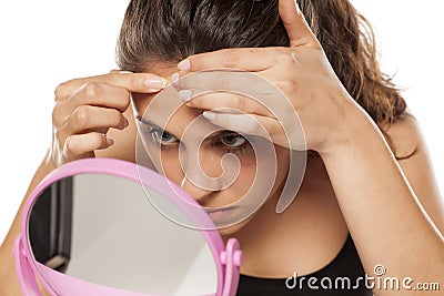 Pimples Stock Photo