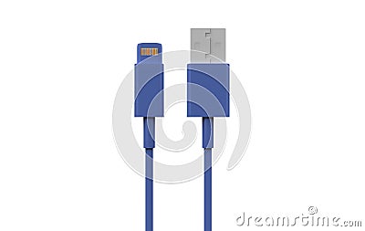 Pin charger Cartoon Illustration