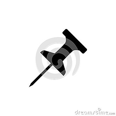 pin paper icon. Element of web icon for mobile concept and web apps. Isolated pin paper icon can be used for web and mobile. Premi Stock Photo