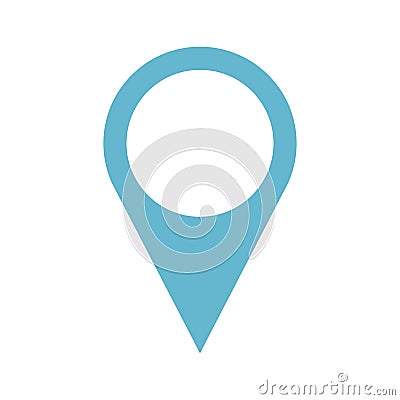 Pin pointer location icon Vector Illustration