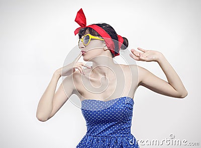 Pin up Stock Photo