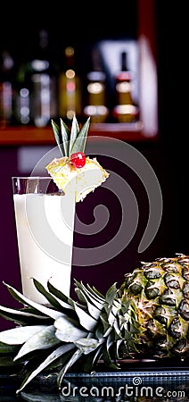 Pinacolada cocktail Stock Photo