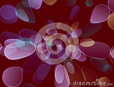 Pinched bokeh abstract background and banner Stock Photo