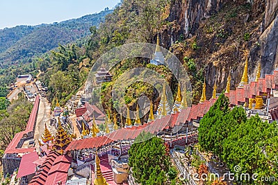 Pindaya caves Stock Photo