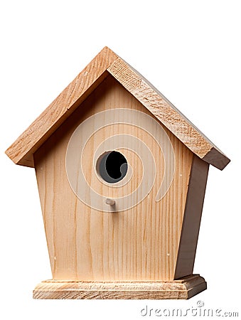 Pine Birdhouse Stock Image - Image: 16924041