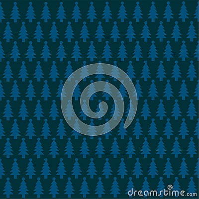 Pine pattern Cartoon Illustration