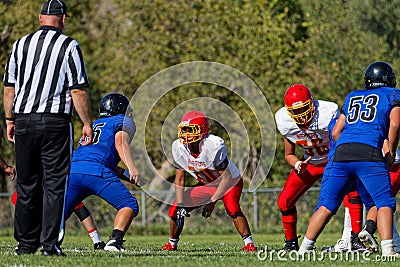 The role of the defense is to prevent the offense from scoring Editorial Stock Photo