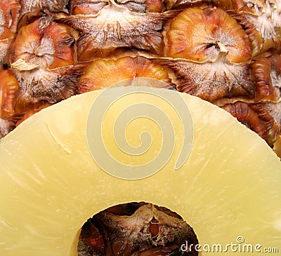 Pineapple detail Stock Photo