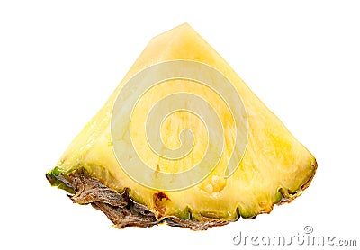 Pineapple fruit slice Stock Photo