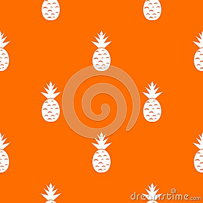 Pineapple pattern seamless Vector Illustration