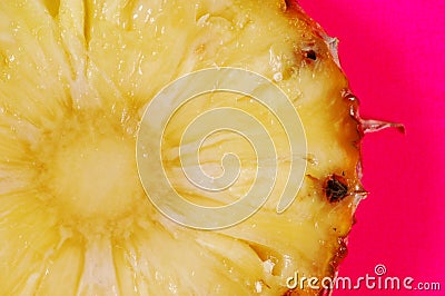 Pineapple slice Stock Photo