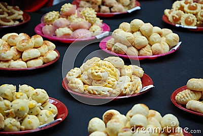 Pineapple Tarts Stock Photo