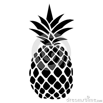 Pineapple vector eps Hand drawn, Vector, Eps, Logo, Icon, crafteroks, silhouette Illustration for different uses Vector Illustration