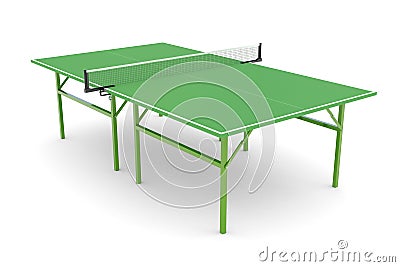 Ping-pong table Stock Photo