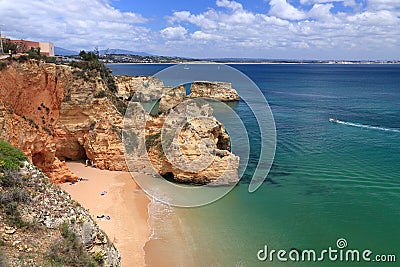 Pinhao Beach, Algarve Stock Photo