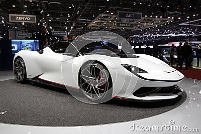 Pininfarina Battista hyper EV sports car Editorial Stock Photo