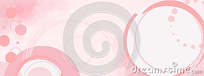 Pink abstract background banner for product or fashion advertising Stock Photo