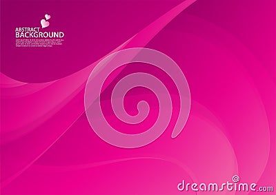 Pink Abstract background, texture design, vector illutration, valentines or wedding background, cover, flyer, advertisement Vector Illustration