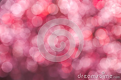 Pink abstract bokeh as background Stock Photo