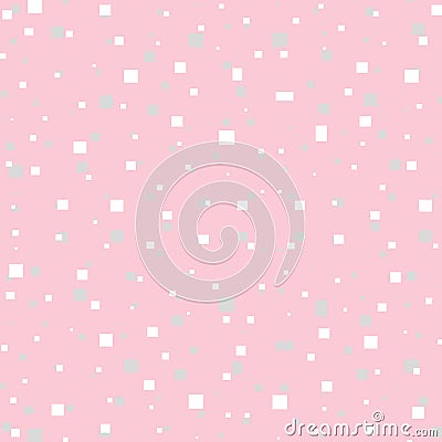 Pink background,various size of square on pink background Stock Photo