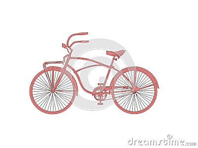 PINK BIKE Stock Photo