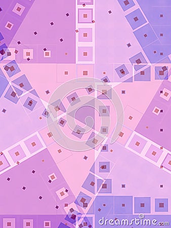 Pink Blocks Squares Patterns Stock Photo