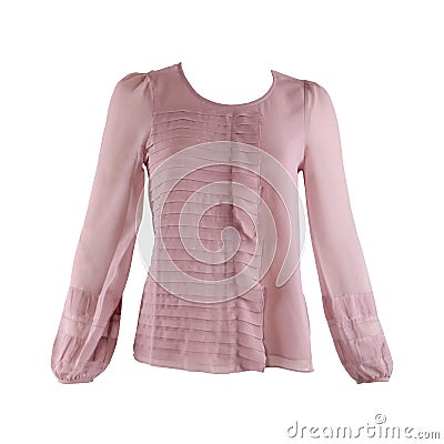 Pink blouse Stock Photo