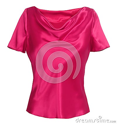 Pink blouse Stock Photo