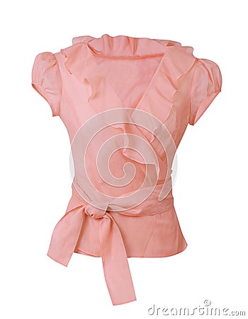 Pink blouse Stock Photo