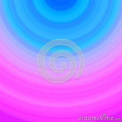 Pink and Blue Circle Background Ombre Colorful Gradient Cartoon Illustration