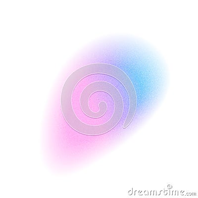 Pink blue Gradient element, soft color gradation circle with grain noise texture. Minimalistic vector abstract Vector Illustration