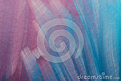 Pink and blue painted background texture Stock Photo