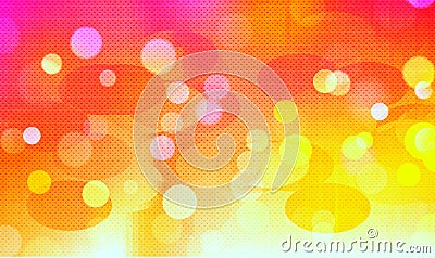 Pink bokeh background, horizontal backdrop with copy space for text or image Stock Photo