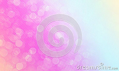 Pink bokeh background horizontal backdrop with copy space for text or image Stock Photo