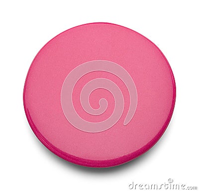 Pink Button Pin Stock Photo