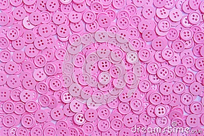 Pink buttons (clasper) Stock Photo