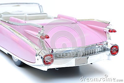 Pink Cadillac Stock Photo