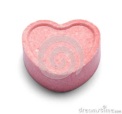 Pink Candy Heart Stock Photo