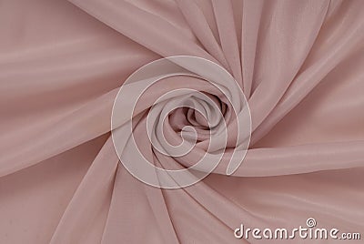 Pink caprone material, as textured background Stock Photo