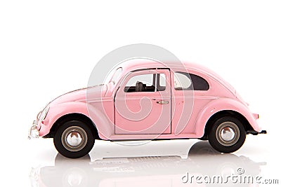 Pink car Stock Photo