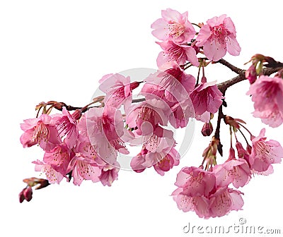 Pink cherry blossom sakura Stock Photo