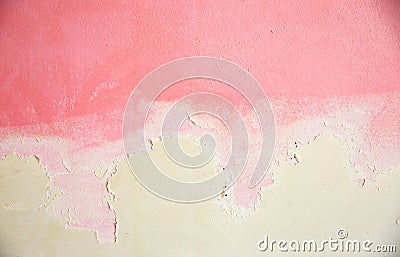 Pink coloured concrete background. Wall texture Stock Photo