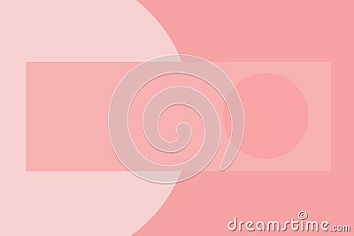 Pink, coral color papers geometric flat lying as background and template. Abstract modern background Stock Photo