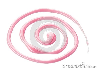 Pink cream Stock Photo