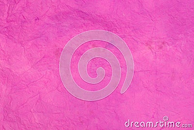 Pink creased colored tissue paper background texture Stock Photo