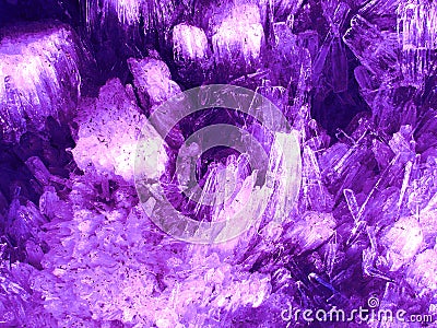Pink crystal background Stock Photo