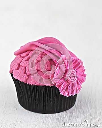 Pink Cupcake Stock Photo