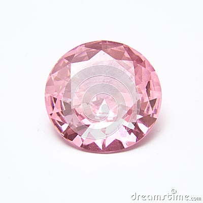 Pink diamond Stock Photo