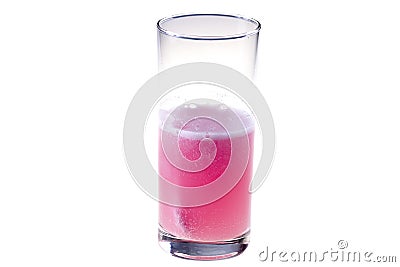 Pink drink Stock Photo