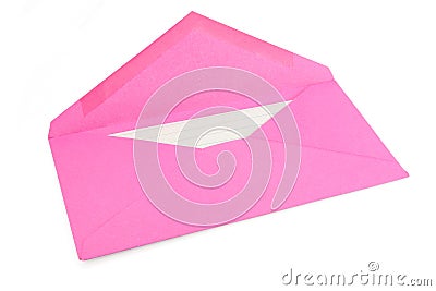 Pink envelope Stock Photo